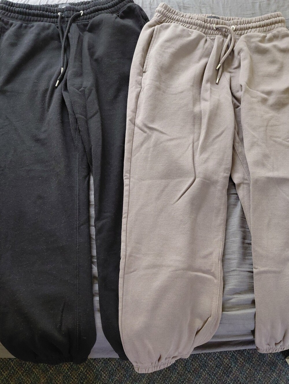 Set Of 2 Cotton/Poly Joggers, Small/Medium H&M